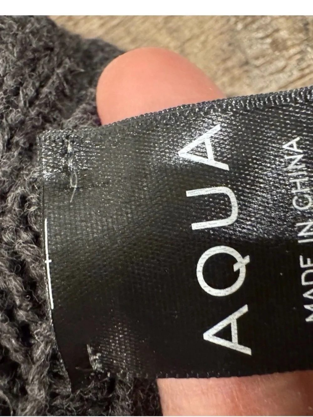 Bloomingdales Womens Knit Fingerless Gloves Convertible Mittens Gray